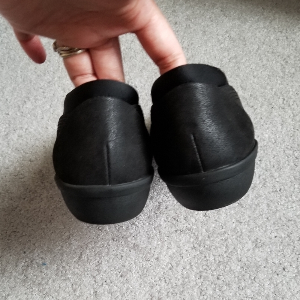 Cloudsteppers By Clarks Womens Black Platform Sli… - image 8